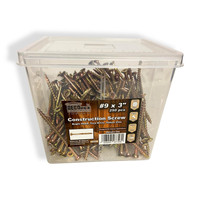 #9 x 3" Construction Screws - 250pcs  SALE PRICE !