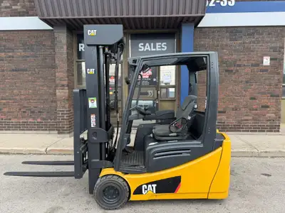 3 WHEELER FORKLIFT FOR SALE • Stock# S1118 • Type: 3 Wheeler Forklift • Year: 2017 • Make: Cat • Mod...