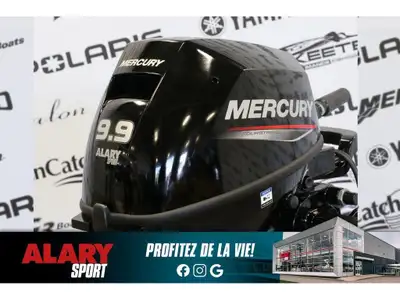 Alary Sport 2026 Mercury 9.9EH EFI A DEMARREUR ELECTRIQUE, PIED COURT (15 POUCES) Mercury 9.9EH EFI...