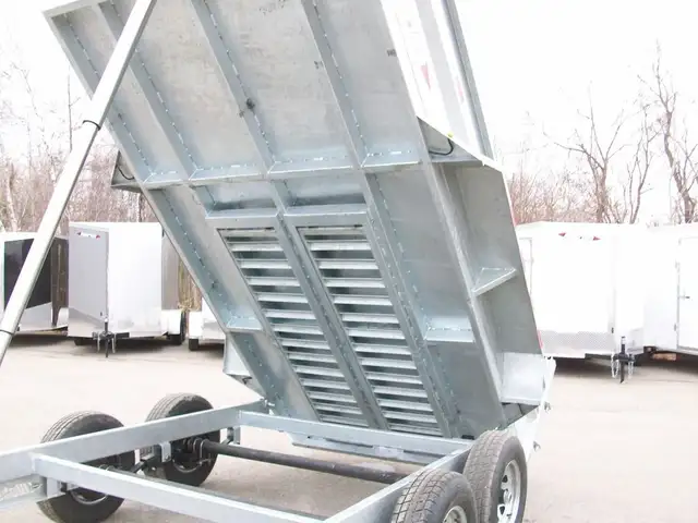 2025 Weberlane DOMPEUR 78'' X 12' 2 ESSIEUX 5200LB. GALVANISÉ co in Cargo & Utility Trailers in Laval / North Shore - Image 13