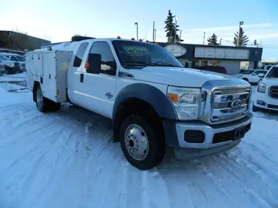Welcome to Central Truck Sales. 2011 FORD F550 XLT 4X4 SERVICE BODY (THERMO KING) 9 FT ,6.7L POWER S...