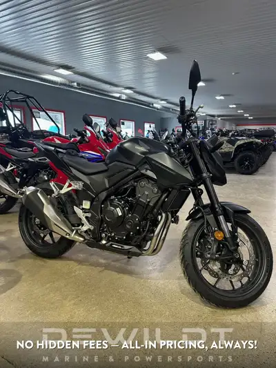 Honda CB500F Standard Motorcycle A motorcycle is more than just transport. It sets you apart. Marks...