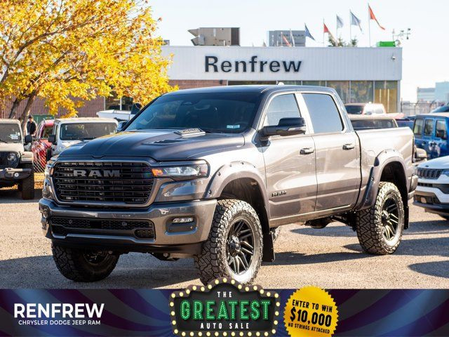 2026 Ram 1500 Sport Crew Cab 4x4, 6 Inch Lift, 37s, Fuel Wheels in Cars & Trucks in Calgary