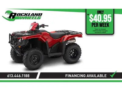 2026 Honda FOREMAN Honda Foreman 520 2026 Puissance robuste, performance raffinée Le Honda Foreman 5...