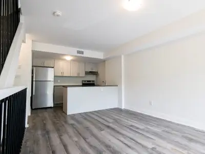 Large two-bedroom unit at 169 Lancaster St W with a gas fireplace. Generous living space anchored by...