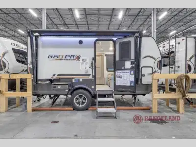 Forest River Rockwood Geo Pro travel trailer G15FBS highlights: Single Slide Out 11' Power Awning Co...