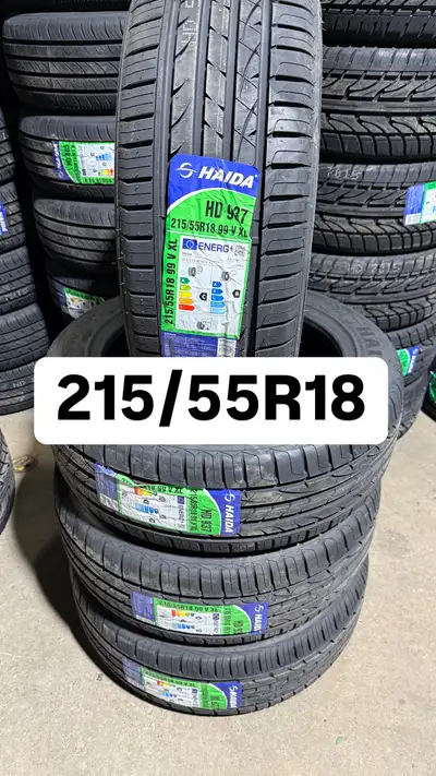 SIZE:215/55R18 NEW ALL SEASON TIRES BRAND;HAIDA INSTALLATION AND BALANCE IS AVAILABLE SAME TIME ADDR...