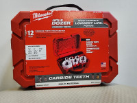 Milwaukee Hole Dozer 12pc Carbide Teeth Hole Saw Kit - BRAND NEW