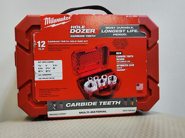 Milwaukee Hole Dozer 12pc Carbide Teeth Hole Saw Kit - BRAND NEW in Other in Oakville / Halton Region