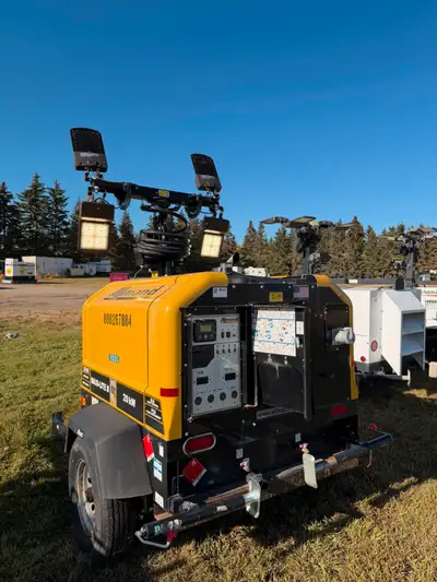 2019 Allmand Maxi-Lite 4 20 kW Mobile LED Light Tower, 4228 hrs, Isuzu Diesel Engine, Positive Air S...