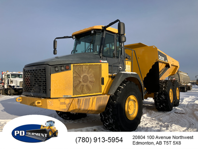 2019 John Deere 410E Articulated Dump Truck Air-conditioned cab, Rearview camera, Positive air shuto...