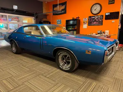 1971 Dodge Charger RT MOTEUR 440PC match number vrai RT power brake power steering freins disques av...