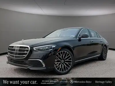 This Mercedes-Benz S-Class has a strong Intercooled Turbo Gas/Electric I-6 3.0 L/183 engine powering...