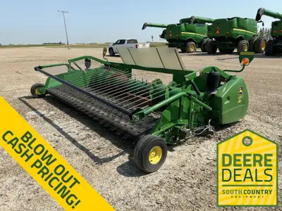 15FT PICKUP COMPATIBLE W/JD COMBINE AUGER WITH STEEL CENTER FINGERS WARRANTY: BRONZE WARRANTY 2018 J...