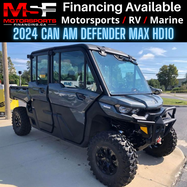 2024 CAN AM DEFENDER MAX LIMITED HD10 (FINANCING AVAILABLE) in ATVs in Strathcona County - Image 2