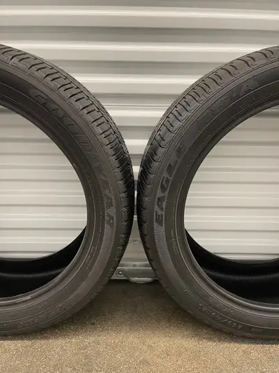 Pair2: 255/45R20 101V Goodyear Eagle RS-A. FIRM $600: Two barely used All Seasons Radial Tires. FIRM...