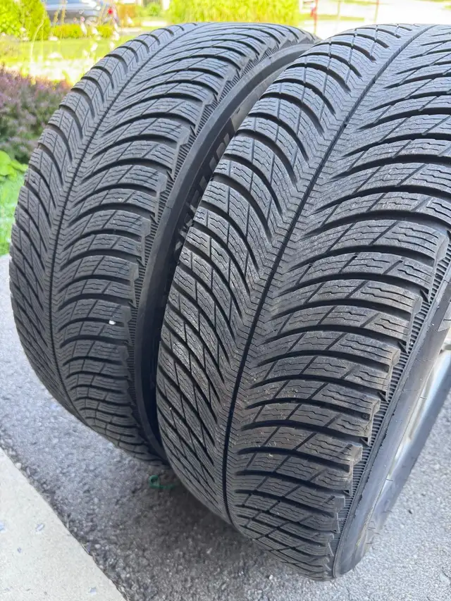 Oem 245/50/19 Michelin Alpin winter tires bmw X3 X4 m40 5x112 in Tires & Rims in City of Toronto - Image 7