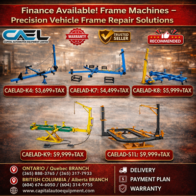 CAEL Frame Machines Professional Auto Body Repair Equipment We carry a full line of brand new CAEL f...