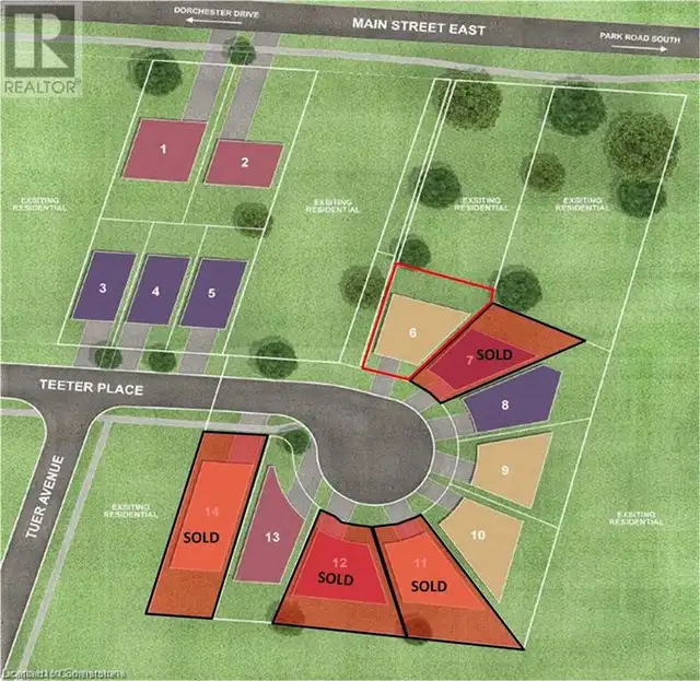 21 TEETER Place Unit# LOT 6 Grimsby, Ontario in Land for Sale in Hamilton - Image 2