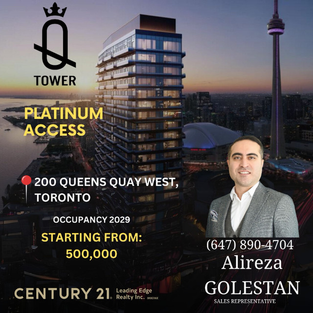 Q Tower Condo @ Toronto Lakeshore - 360 views of Lake & CN Tower in Condos for Sale in City of Toronto