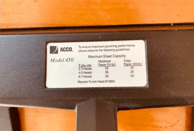 Heavy duty paper punch / Troueuse à papier in Hobbies & Crafts in Gatineau - Image 5