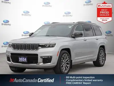 New Price! Silver Zynith 2024 Jeep Grand Cherokee L Summit Nav | Loaded | Luxury 4WD 8-Speed Automat...