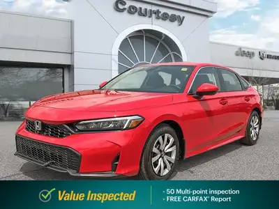 Experience the refined simplicity and cutting-edge safety of this 2026 Honda Civic Sedan LX. Designe...