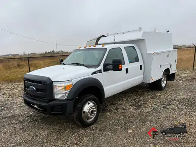 Countryside Fleet 2016 Ford F450 Utility Stand In Service Truck + 6.8L V10 Gasoline Engine + 4x4 W/...