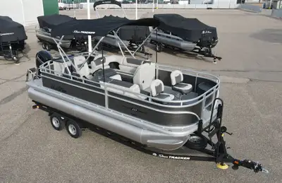 The All New Look 2026 Sun Tracker Fishin’ Barge 20 DLX - Best Pontoon Boat $69,995 -$4,000 [ Super S...