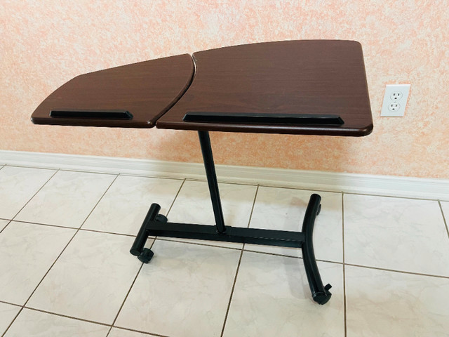 Small Adjustable Laptop Table 29"(W) x 16"(D) x 28"-36"(H) in Dining Tables & Sets in Markham / York Region - Image 3