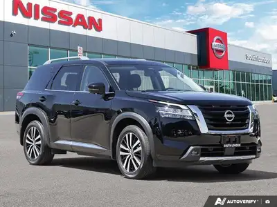 Recent Arrival! 4WD. 2024 Nissan Pathfinder Platinum 4D Sport Utility Black 9-Speed Automatic 4WD 3....