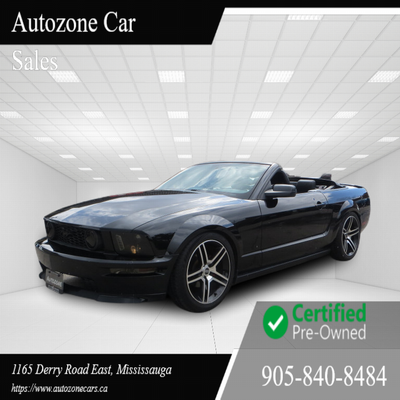This 2007 Ford Mustang Convertible is sleek and stylish with a powerful 6-cylinder engine. With its...