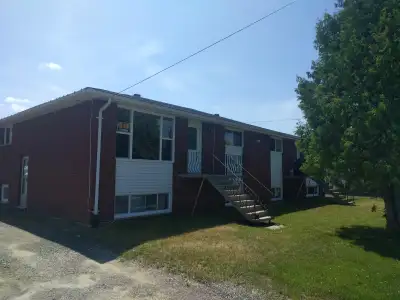 3 bedroom main floor unit available in azilda close to amenities. Laundry hookups in each unit.