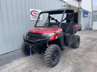 - 2026 Polaris® Ranger XP 1000 Premium Sun Set Red - 82-hp ProStar engine - 1,000-lb. box capacity &...