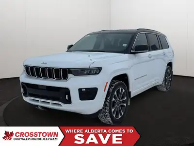This 2025 JEEP GRAND CHEROKEE L OVERLAND 4X4 has the following options Nappa Leather Seats, Dual-Pan...