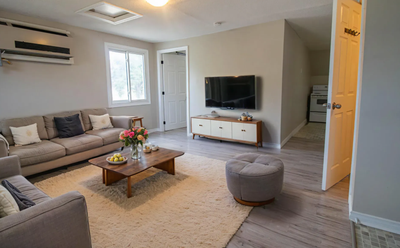 APARTMENT FOR RENT!! This unit offers 1 bedroom, 3-piece bathroom, a spacious kitchen with white app...