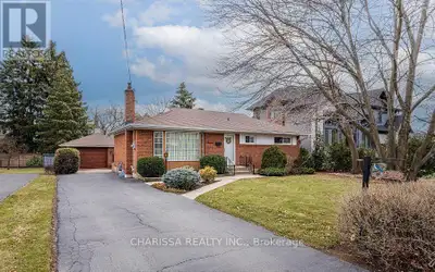 Solid bungalow on a private, oversized lot in Oakville's highly desirable Bronte neighbourhood, just...