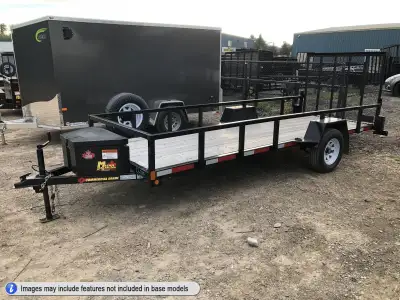 Miska 5'x15' Utility/2-Place ATV Trailer - Made in Canada Ready to roll, starting at just $3,595.00...