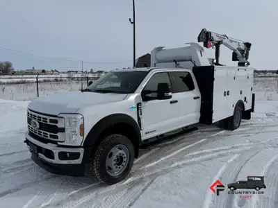 Countryside Fleet NEW - 2026 Ford F550 CrewCab 4x4 Service Truck + 6.7L PowerStroke Diesel + 4x4 W/...