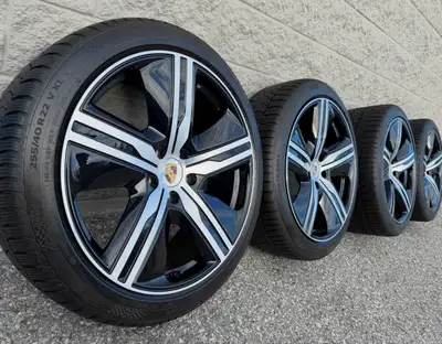 Continental Winter Contact TS860S *NE0 Rated* Snow Tires and original 22 inch Porsche Macan EV *Elec...