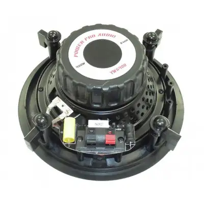 YESALINK 6.5 400 Watts Two Way In-Ceiling Speaker With Round Magnetic Grill Specification: Woofer: 6...