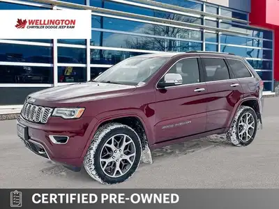 Velvet Red 2020 Jeep Grand Cherokee Overland 4X4, 8-Speed Automatic, 3.6L V6, Reverse Camera, Push B...