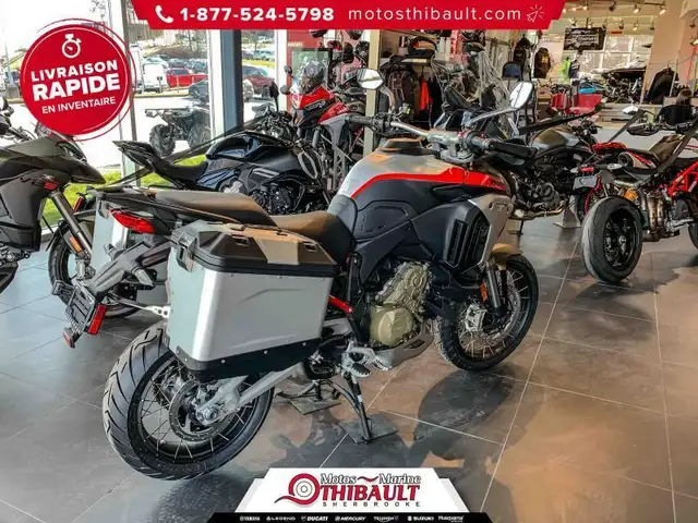 2025 Ducati Multistrada V4 Rally Travel & Radar Spoked Wheels in Street, Cruisers & Choppers in Sherbrooke - Image 4