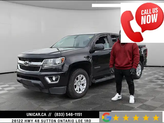 2017 Chevrolet Colorado LT / 3.6L V6 / 4WD / Crew Cab / 6.2’ Box