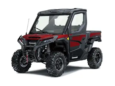 Come visit us at Adventure Motors!! 2026 Kawasaki RIDGE Platinum Ranch Edition HVAC Destination Char...