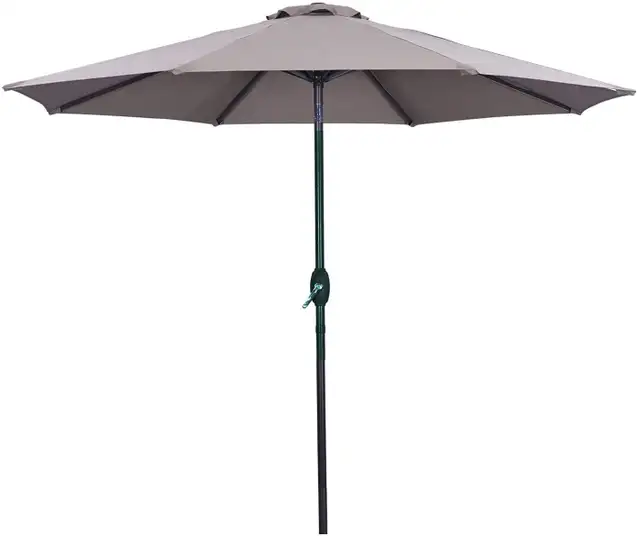 9 FT Patio Outdoor Umbrella–Sunshade for Deck, Garden & Backyard in Patio & Garden Furniture in Regina - Image 3