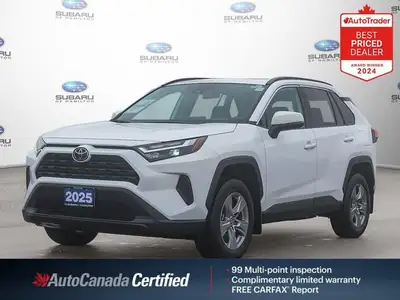 New Price! White 2025 Toyota RAV4 XLE ALLOYS | SUNROOF | AWD| POWER LIFTGATE AWD 8-Speed Automatic 2...