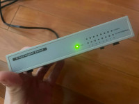 8 port gigabit Ethernet switch model bsg-0800t