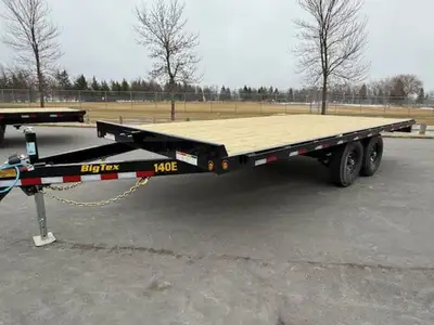 Big Tex Nomad 8.5x18 Deckover trailer2x7000lb axles. Slide in ramps.BUY ONCE BUY FOR LIFE The 14OE 1...