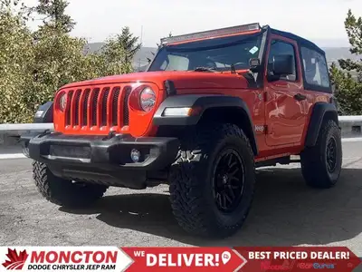 Welcome to Moncton Chrysler Jeep Dodge. Recent Arrival! 2018 Jeep Wrangler Sport Pentastar 3.6L V6 V...